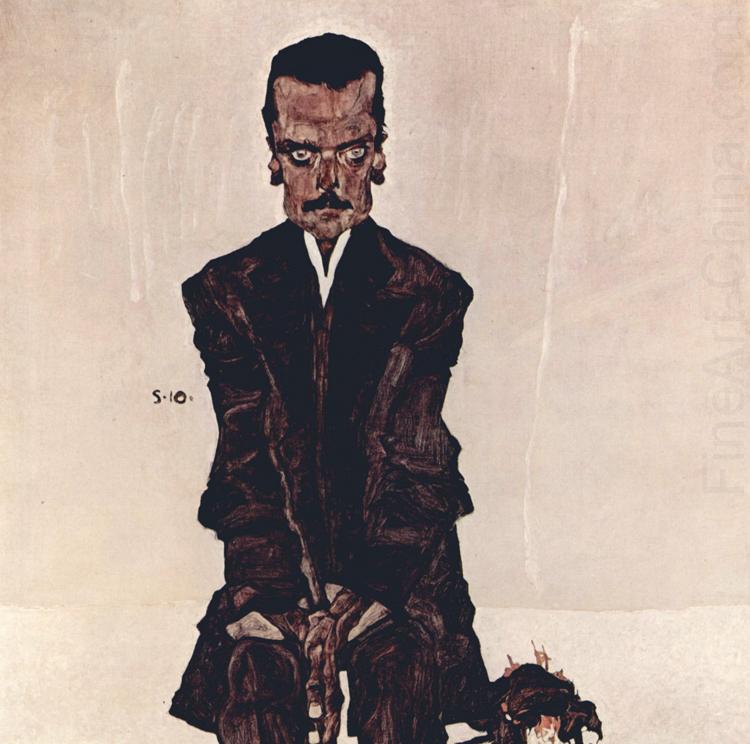 Egon Schiele Portrait of the Publisher Eduard Kosmack (mk12) china oil painting image